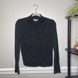 comfortable Madewell black turtleneck